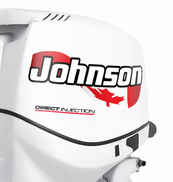Johnson outboard Canada decals